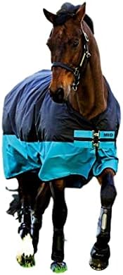 Mio T/O Lite Noir/turquoise, Black/Turquoise & Black : couverture cheval élégante