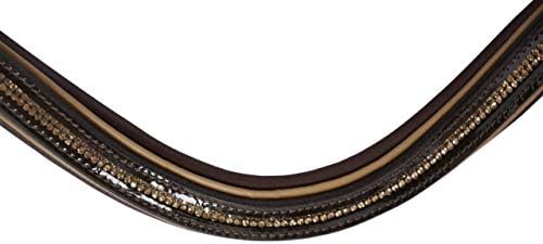 Bride Kingston Marron avec doré - Élégance et qualité pour votre cheval – Image 3